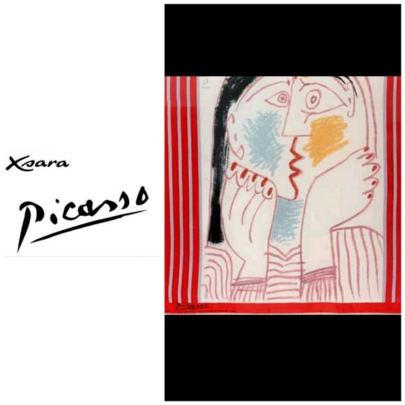 Pablo Picasso Accessories - 🔥Picasso scarf🔥RARE😱 100% SILK